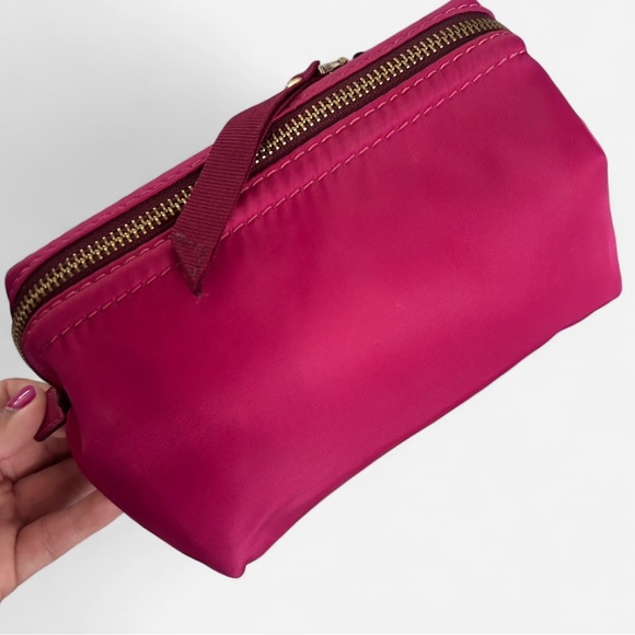 Marc Jacobs Purple Cosmetic Bag Sleek Design - Picture 3 of 7